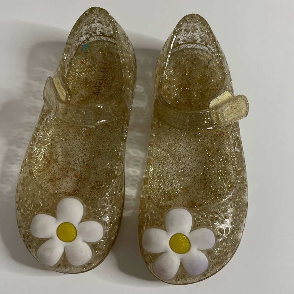 2 For $10 Old Navy  Glitter Jelly Shoes with Daisy
